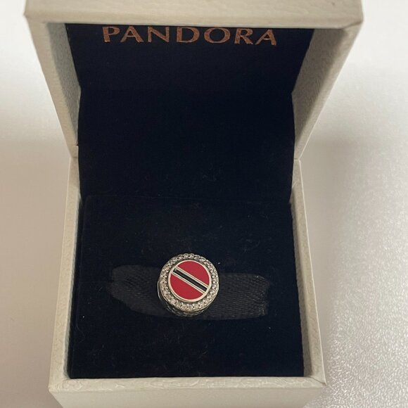Pandora Trinidad and Tobago Flag Exclusive Charm Bead - Picture 3 of 5